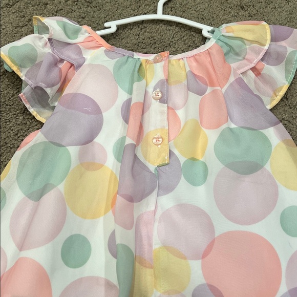 Flowy Pastel Ruffled Top - Picture 4 of 4